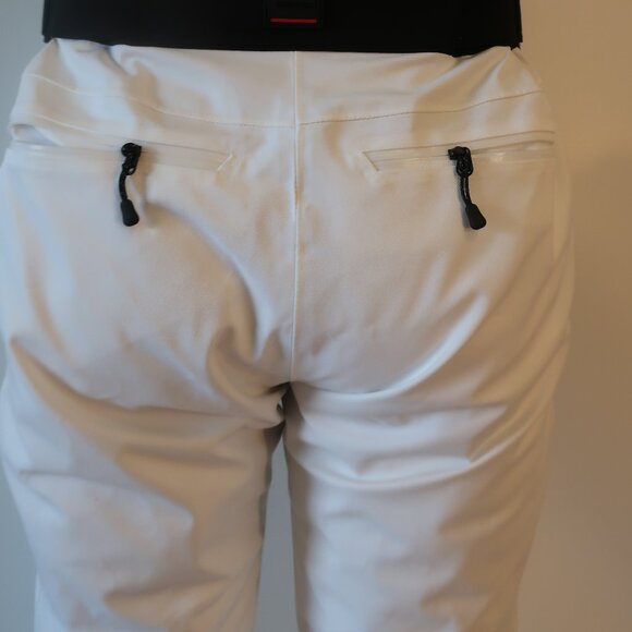 Womens Bogner Fire + Ice White Black Ankle Zip Borja Ski Pants 10 - Picture 11 of 15